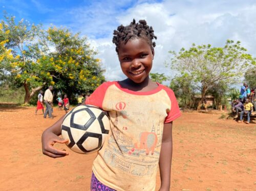 11 year old Maria - student at Marera primary school, Mozambique and member of the girls club