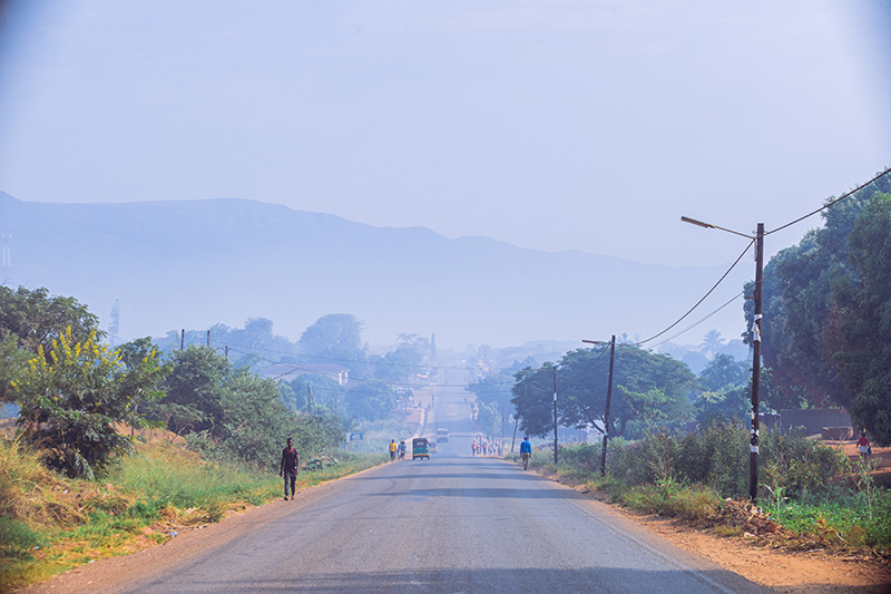 Road in Africa - Village Water